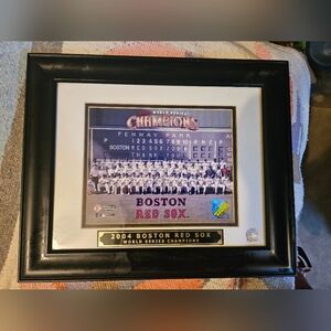 MLB 2004 World Series Champion Boston Red Sox Framed Photo Picture